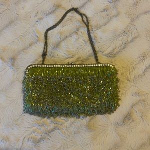 Vintage Clara Kasavina Handmade Beaded Clutch
